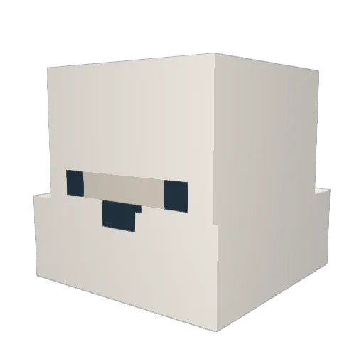 myew28 Minecraft avatar head, 3D render