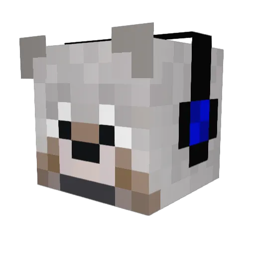 myfrankie Minecraft avatar head, 3D render
