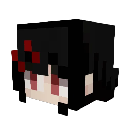 myhighlights Minecraft avatar head, 3D render