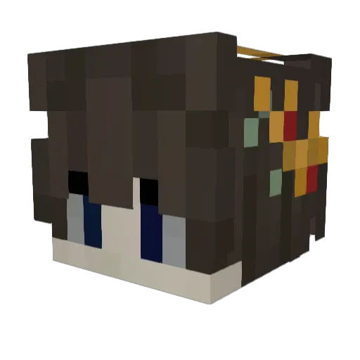 myjnia05 Minecraft avatar head, 3D render