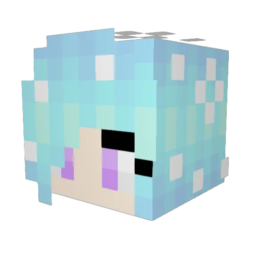 myk126 Minecraft avatar head, 3D render