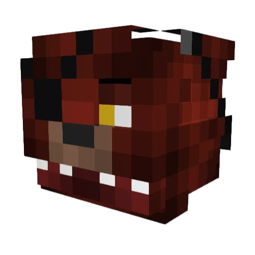 mykers Minecraft avatar head, 3D render