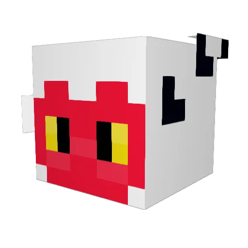 mykllll Minecraft avatar head, 3D render