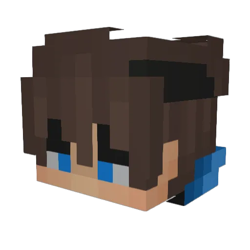 mylan3322 Minecraft avatar head, 3D render