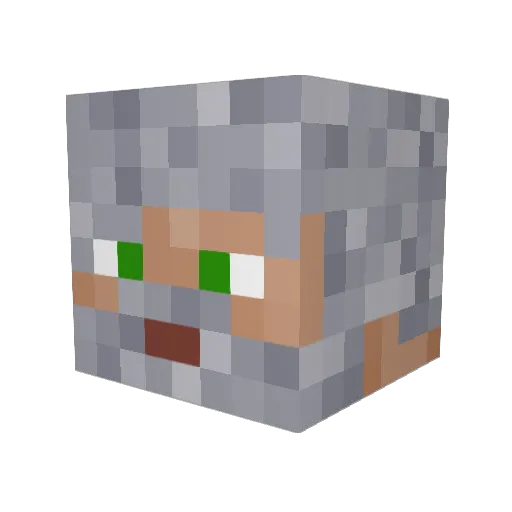 mylesmurf Minecraft avatar head, 3D render