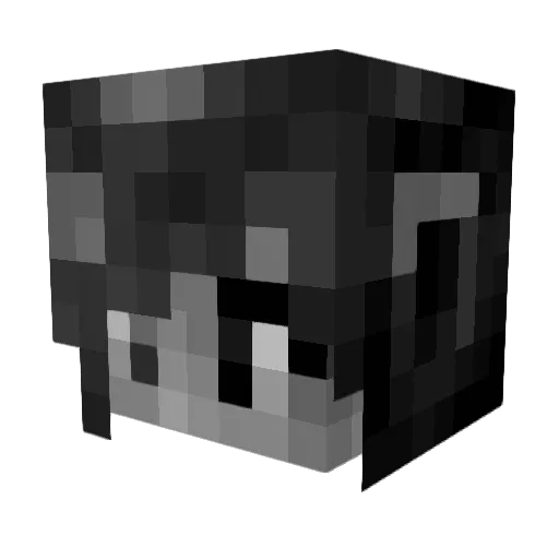 mylexy Minecraft avatar head, 3D render