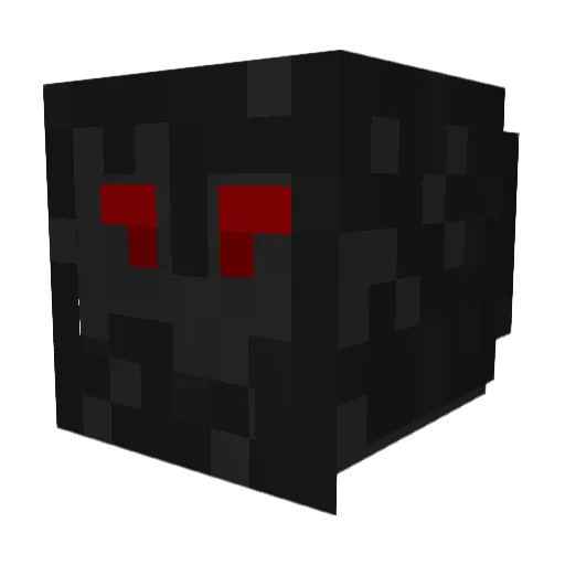 mymcrock Minecraft avatar head, 3D render