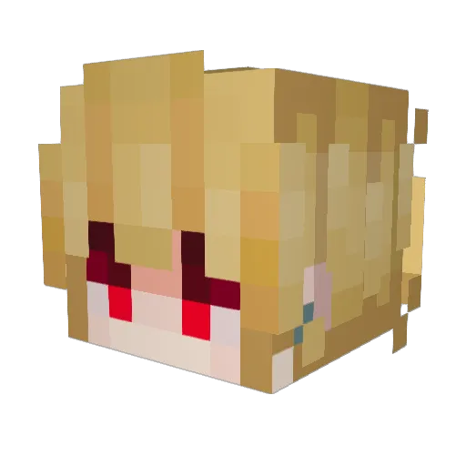mymidnightmind Minecraft avatar head, 3D render