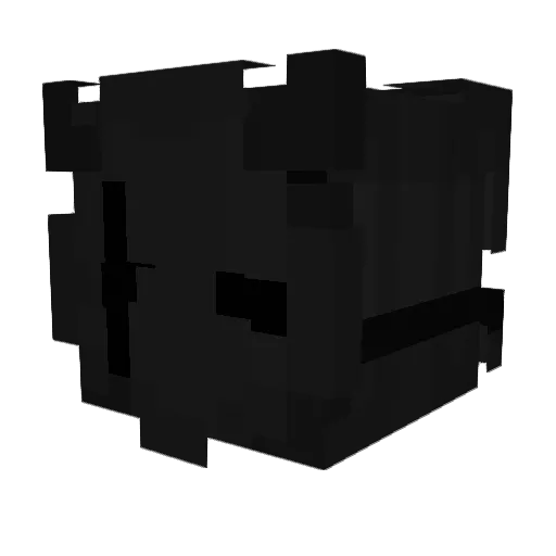mymoms Minecraft avatar head, 3D render