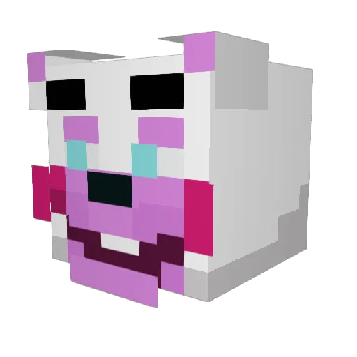 mymy321 Minecraft avatar head, 3D render