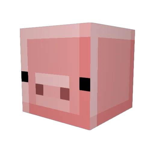 mymyjones Minecraft avatar head, 3D render