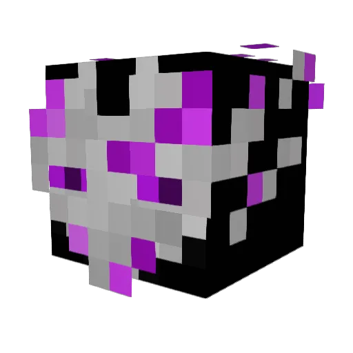 mynameIess Minecraft avatar head, 3D render