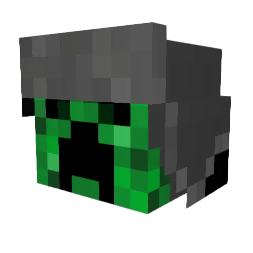 mynameiscusack Minecraft avatar head, 3D render
