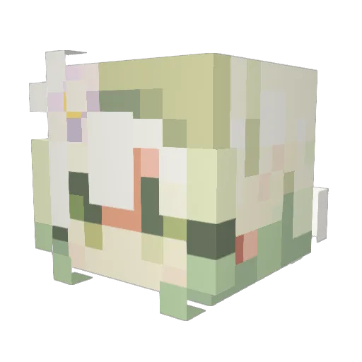 mynamisjeeff Minecraft avatar head, 3D render