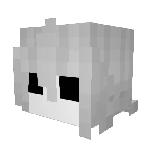myomint Minecraft avatar head, 3D render