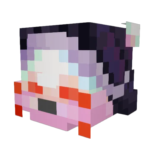 myrmicry Minecraft avatar head, 3D render