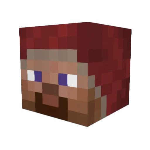 myron___ Minecraft avatar head, 3D render