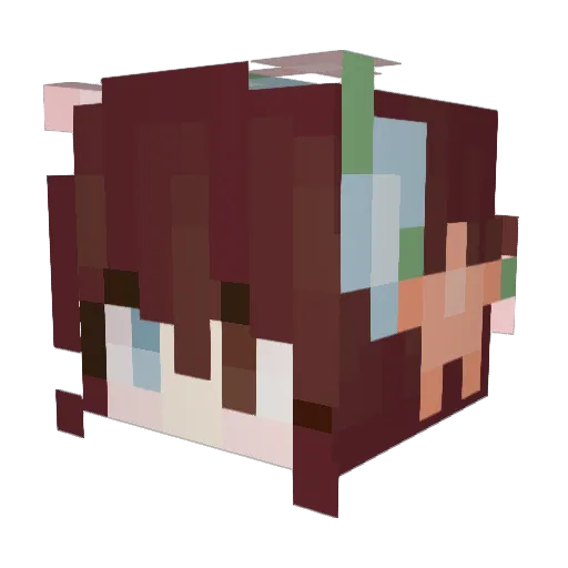 Minecraft-Avatar von myrosemary: Kopf als 3D-Render