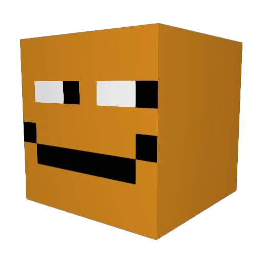 myrqh Minecraft avatar head, 3D render