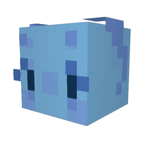 myrrhne Minecraft avatar head, 3D render