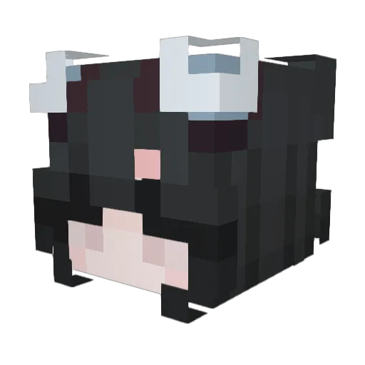 myrstle Minecraft avatar head, 3D render