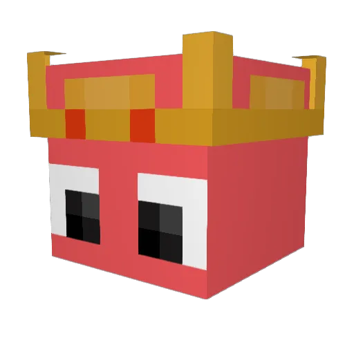 myrvenn Minecraft avatar head, 3D render