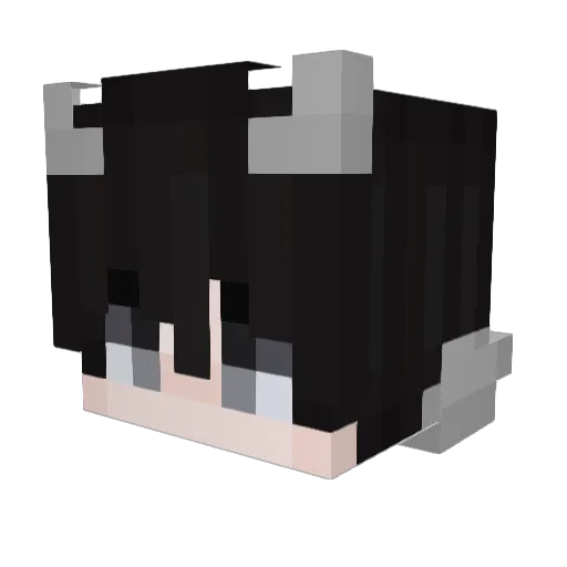 mysonnet Minecraft avatar head, 3D render