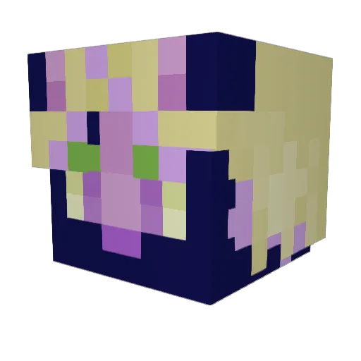 myspaceg1rl Minecraft avatar head, 3D render