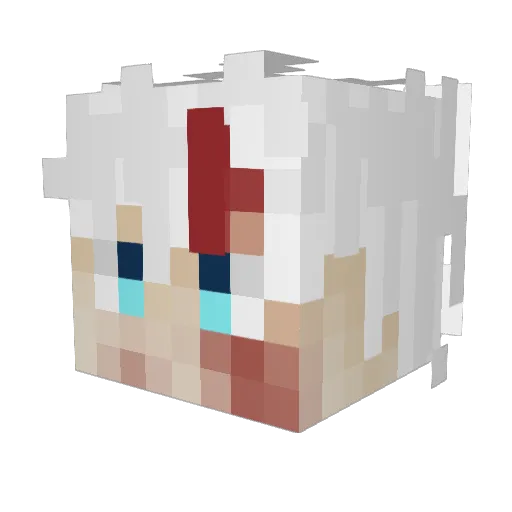 myst1fyy Minecraft avatar head, 3D render