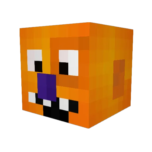 mysterousvan Minecraft avatar head, 3D render