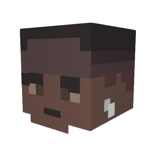 mystic556 Minecraft avatar head, 3D render