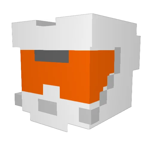 mystic819 Minecraft avatar head, 3D render