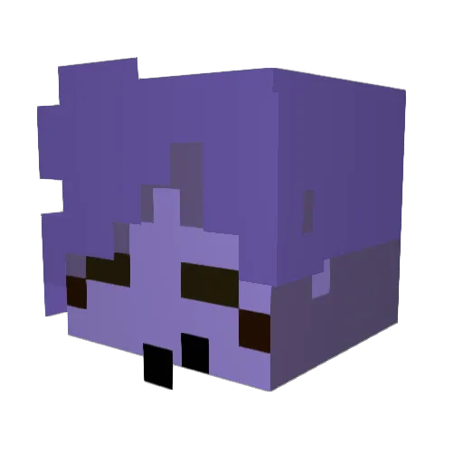 mysticalcatowl Minecraft avatar head, 3D render
