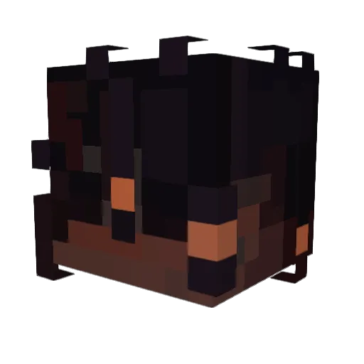 mystiql Minecraft avatar head, 3D render