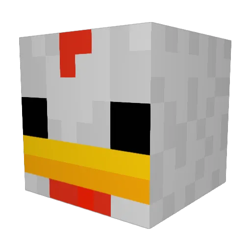 mystisnew Minecraft avatar head, 3D render