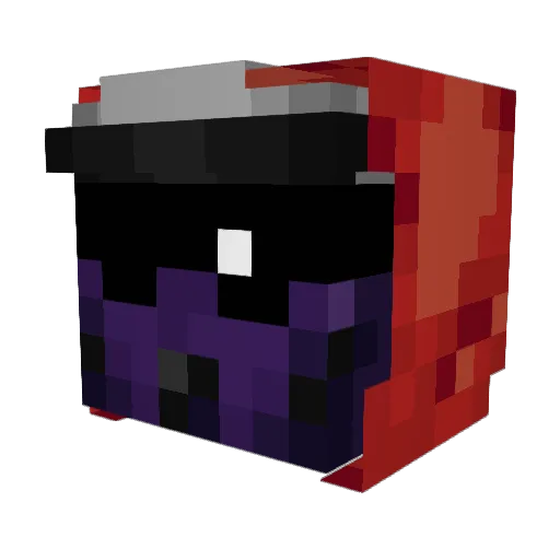 mystohaxen Minecraft avatar head, 3D render