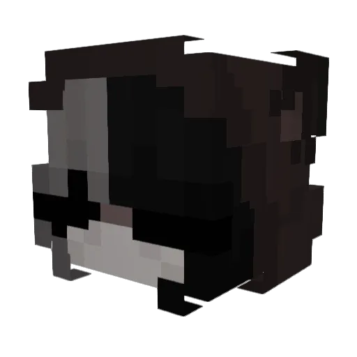 mysvtic Minecraft avatar head, 3D render