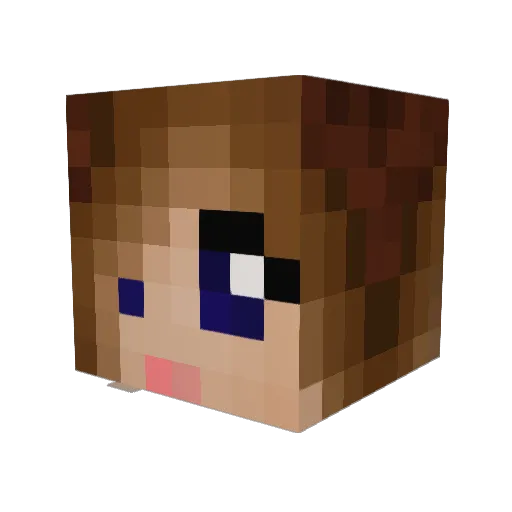 mysz_00 Minecraft avatar head, 3D render