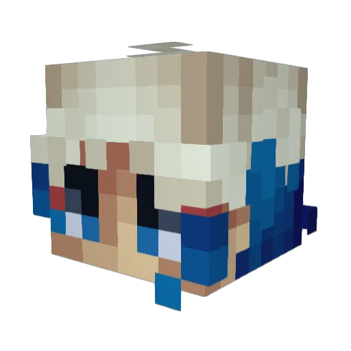 myszek69 Minecraft avatar head, 3D render
