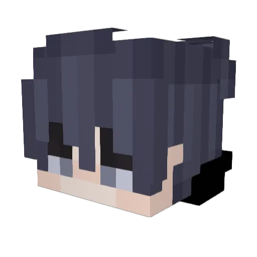 myszka12pl Minecraft avatar head, 3D render