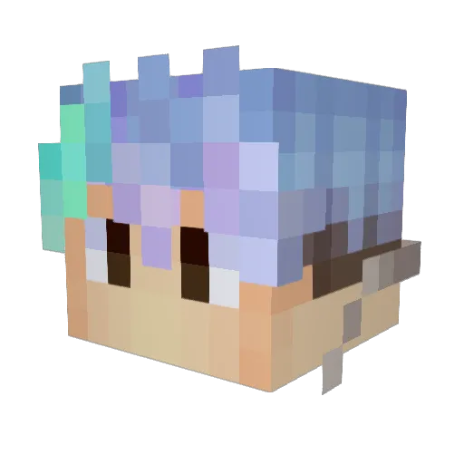 myszor333 Minecraft avatar head, 3D render