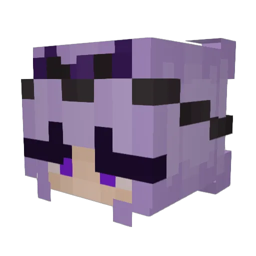 mythfrost Minecraft avatar head, 3D render