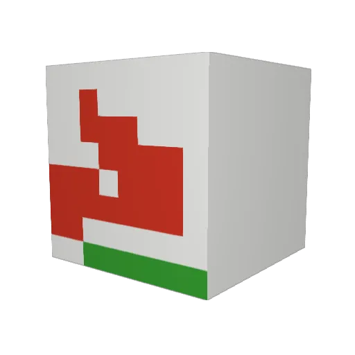 mythicalbuilder_ Minecraft avatar head, 3D render
