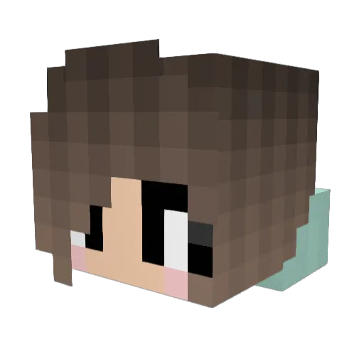 mythicalgg Minecraft avatar head, 3D render