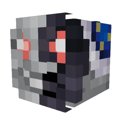 mythicalwitch69 Minecraft avatar head, 3D render