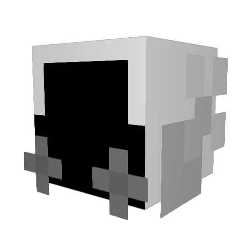 mythicshotz Minecraft avatar head, 3D render