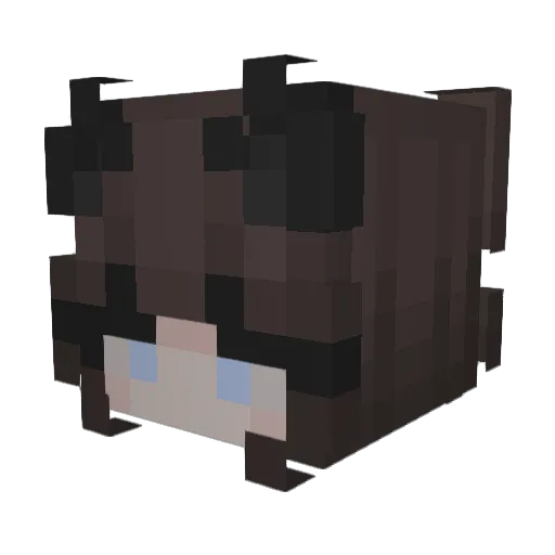 mythkillas Minecraft avatar head, 3D render