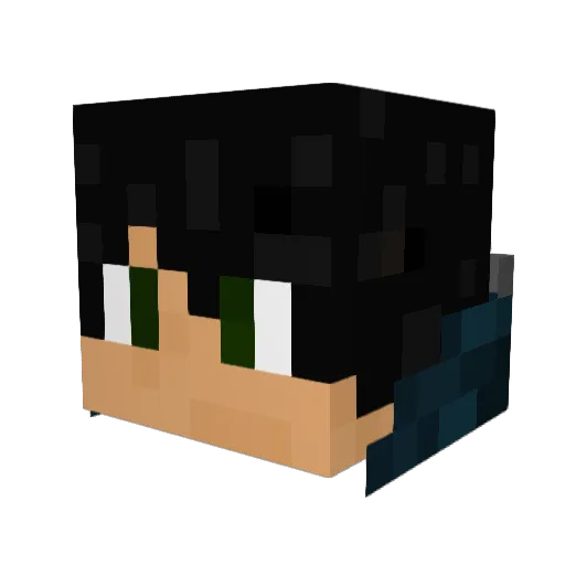 mythnore Minecraft avatar head, 3D render