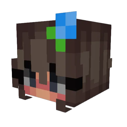 mythyrox Minecraft avatar head, 3D render