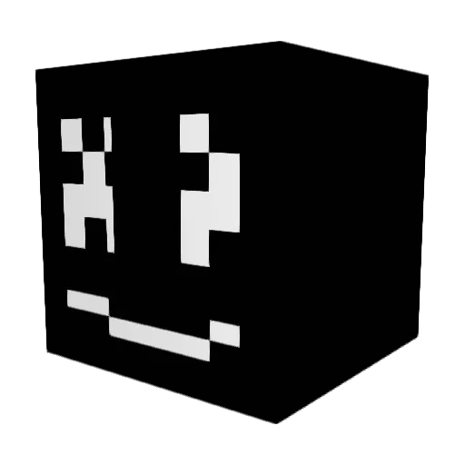 myu3 Minecraft avatar head, 3D render